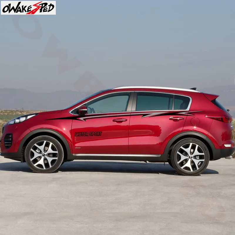 Автомобильный Стайлинг кузов Дверь Декор Наклейка для KIA SPORTAGE 2005 2019 мотор Спорт