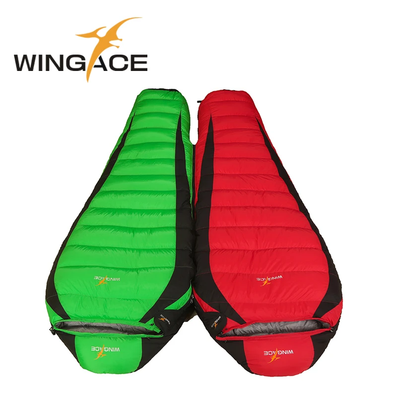 WINGACE портативный спальный мешок для мумии с гусиным пухом 600 г Сверхлегкий