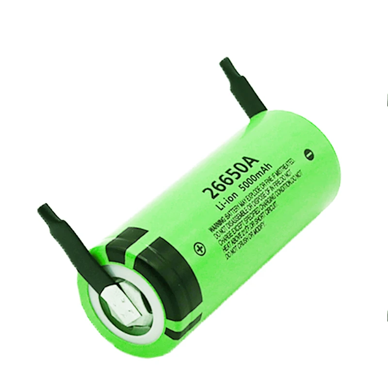 Оригинальный Новый аккумулятор для 26650A 3 7 V 5000mAh высокой емкости 26650 Li ion