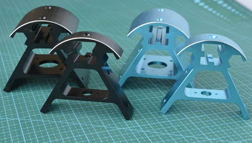 SWMAKER 3D принтер части для европейского стандарта профили Kossel 800 металлические угловые части шесть наборов синий, черный