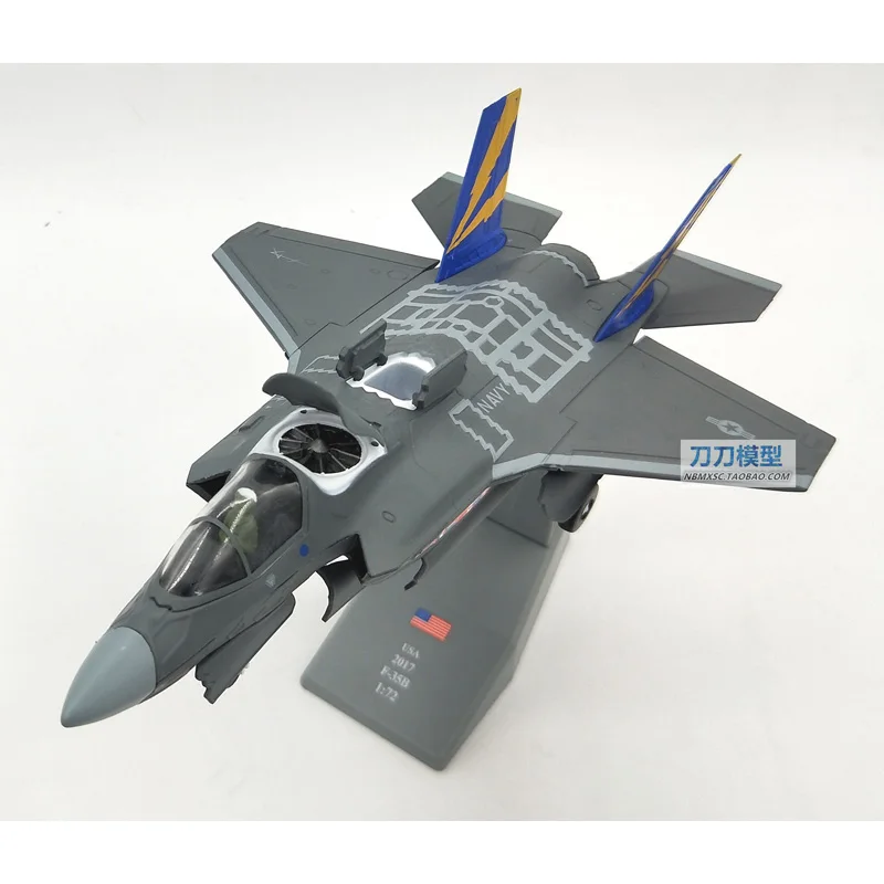 Amer Lockheed Martin F35 Lightning II Fighter 1/72 масштаб Готовая модель игрушки для коллекционного подарка