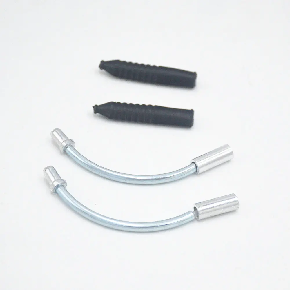 2 Sets Hot Mountain Bicycle Bike Accessories V Brake Noodles Cable Guide Bend Tube Pipe Plastic Sleeves Boots Protector Hose | Спорт и