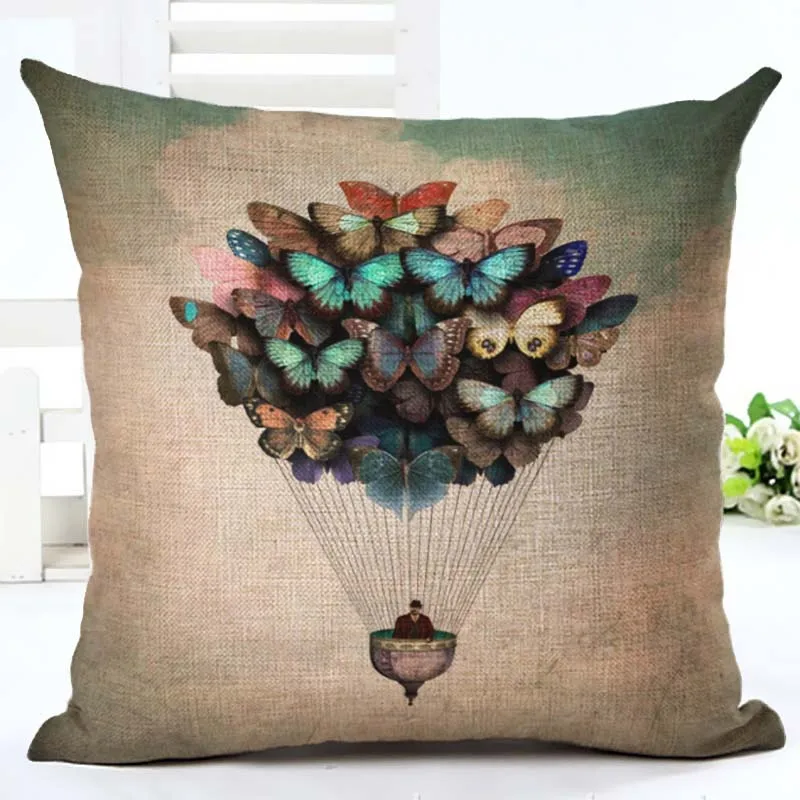 Модный Чехол на подушку с цифровым принтом наволочка рисунком декоративное