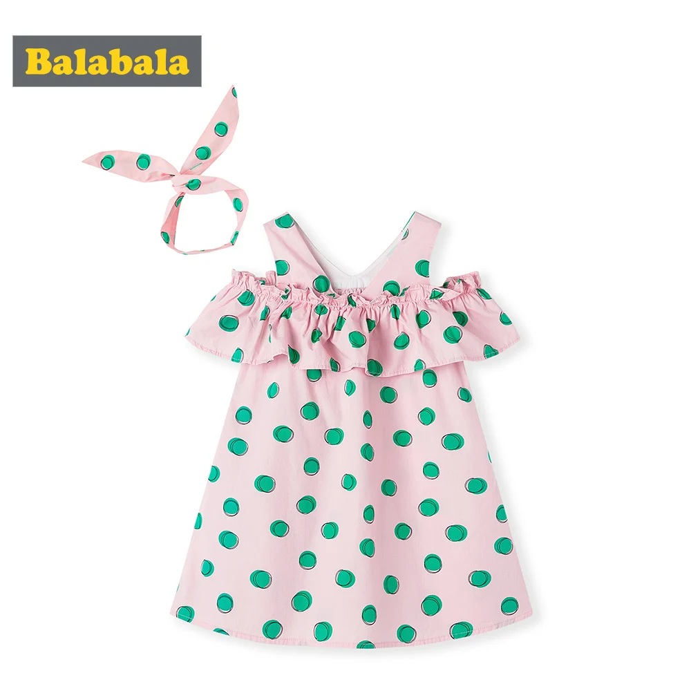 Детское пляжное платье Balabalagirls хлопковое принцессы на лето 2019 | Детская одежда и