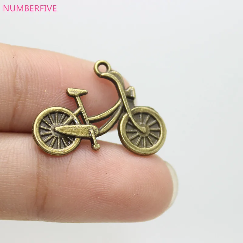 

15 шт.-26x18 мм античный бронзовый Подвеска для велосипеда