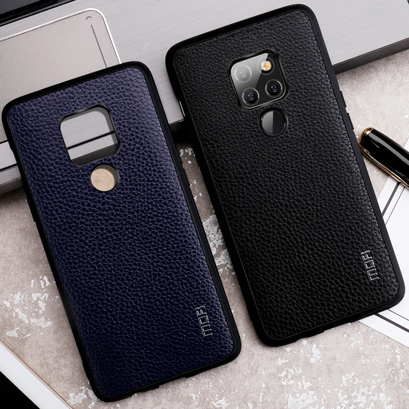 Для huawei mate 20 Pro чехол Mofi для huawei mate 20 чехол-накладка mate 20 HMA-Al00 mate 20Pro LYA-Al00 Обложка на заднюю панель из искусственной кожи черный