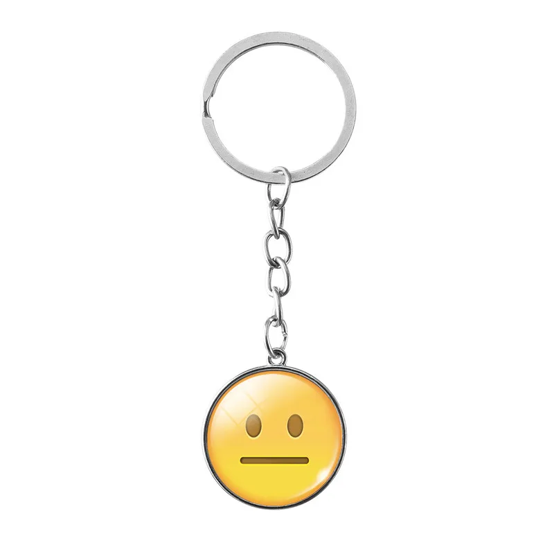 SMT162 37 Потрясающий классический желтый смайлик брелок Be Happy Emoticon ретро поп-арт кулон в черной ссылке украшения для выпускного - Цвет: SMT162 37