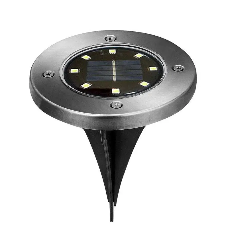 LumiParty 8LED подземный свет на солнечных батареях газон контактный светильник