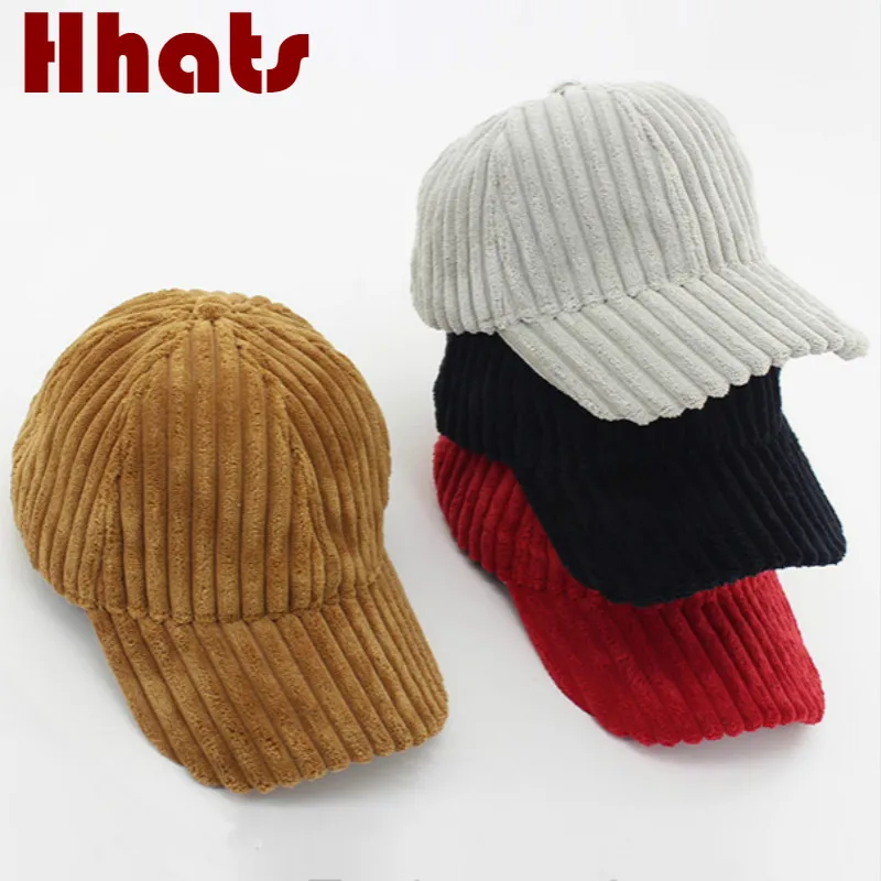 Вельветовая зимняя Бейсболка для женщин однотонная модная весенне осенняя