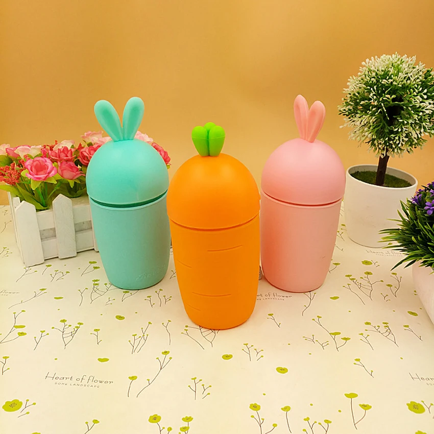 Креативная стеклянная бутылка 300 мл портативная Спортивная для питьевой воды в