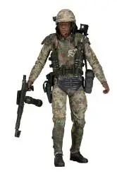 20 см Alien VS Predator Isolation Convention AVP Xenomorph Warrior серия астронавты Solider тепловое видение ПВХ фигурка игрушка - Цвет: Зеленый