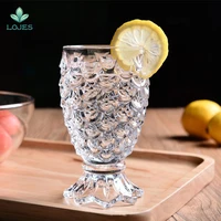 beer glass cup creative fishtail crystal cup pineapple decorative cup mermaid cocktail mixing glass bar