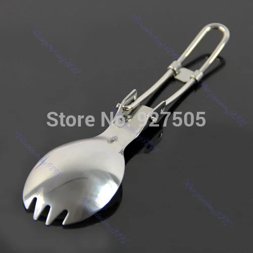 Горячее предложение B39 новейшая походная Складная ложка для пикника из