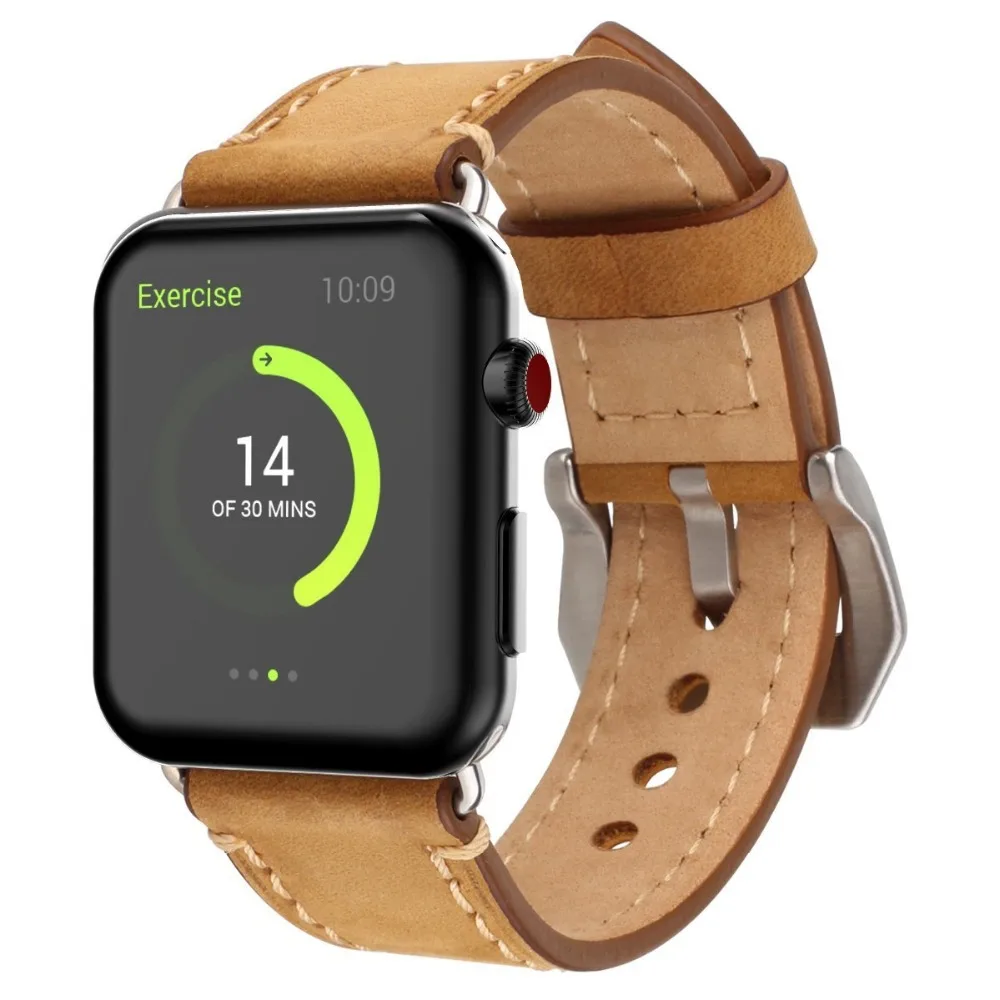 Ремешок Crazy Horse из натуральной кожи для Apple Watch сменный ремешок iWatch 42 мм и 38 |