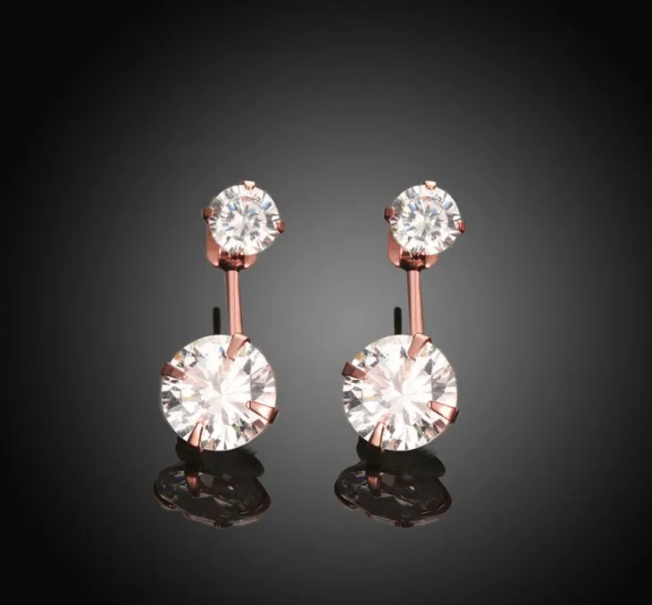 Распродажа европейские серьги гвоздики с кристаллами от Swarovski новые модные