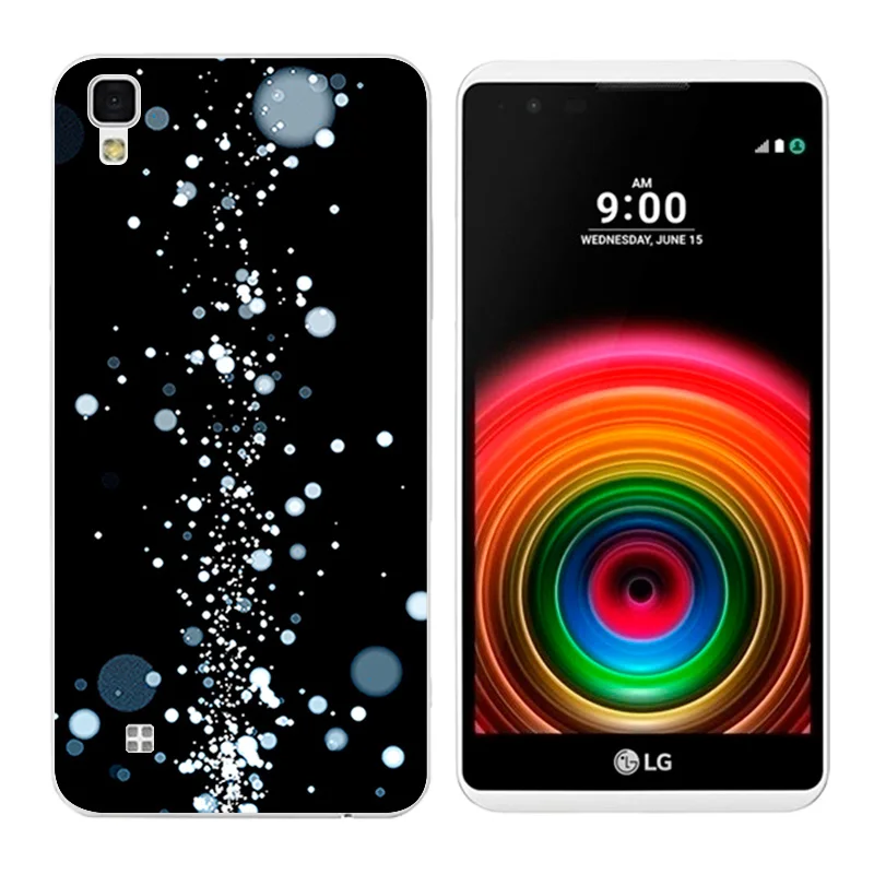 Soft TPU Cases for LG X power K210 K220 LS755 Girl Cat Printing Back Cover Skin Power K220DS Bags Fundas |