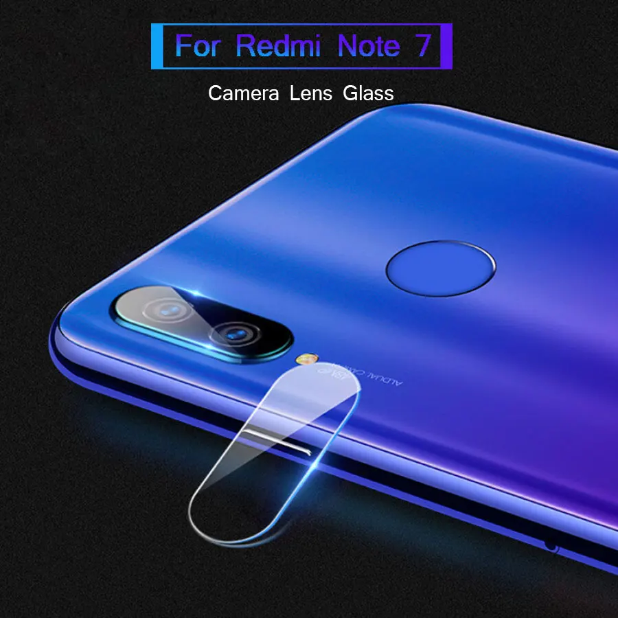 Закаленное стекло для объектива камеры Redmi Note 7 Защита экрана Xiaomi Защитная пленка