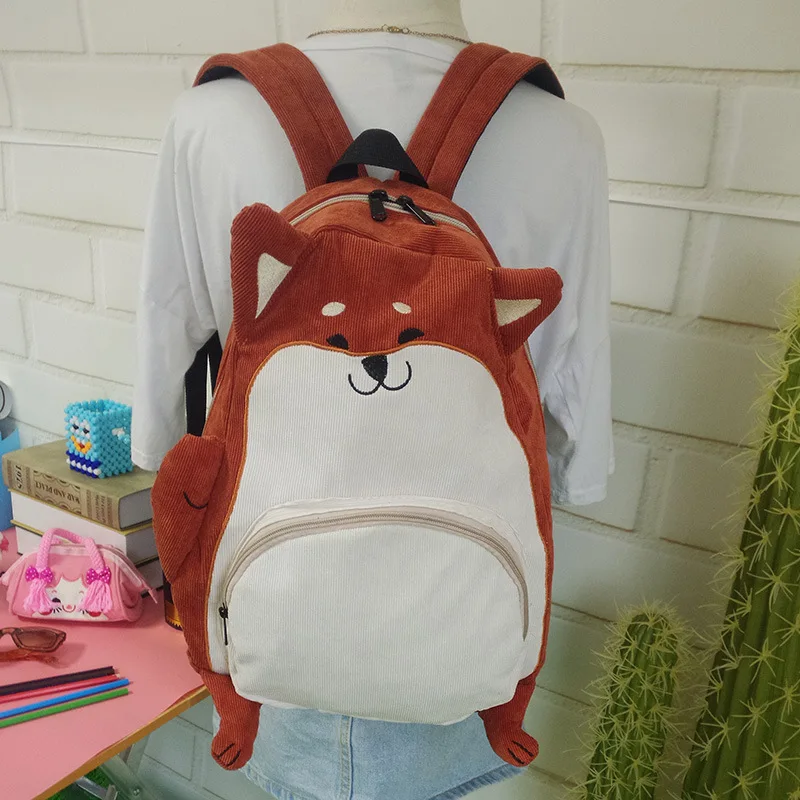 2018 милый модный рюкзак с мультяшными животными женские школьные ранцы для