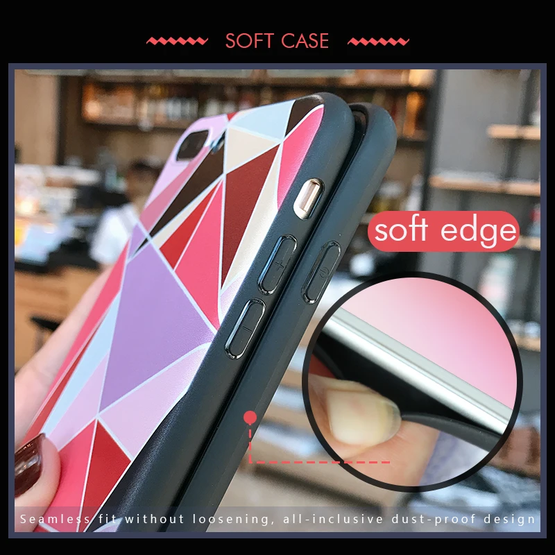 Yikola Colorful Soft TPU Pattern Case For iPhone 7 8 Plus Protect Back Full Cover X 6S Fashion Phone Cases |