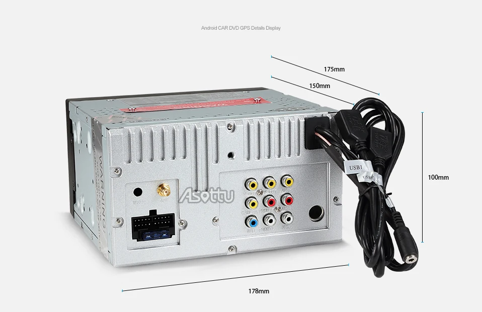 Asottu TDD6270 2G android 7.1.2 автомобильный dvd gps Навигатор Радио Видео плеер стерео Универсальный 2 din радио Автомобильный мультимедийный плеер gps