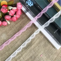 1 3cm s1248 high quality white pink multi color lace ribbon lace decoration for sewing womens underwear edge