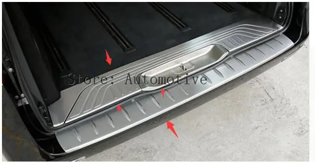 

Rear Bumper Protector threshold plate cover Sill Trim for Mercedes Benz Metris Valente Vito Viano V-Class W447 2016 2017 2018