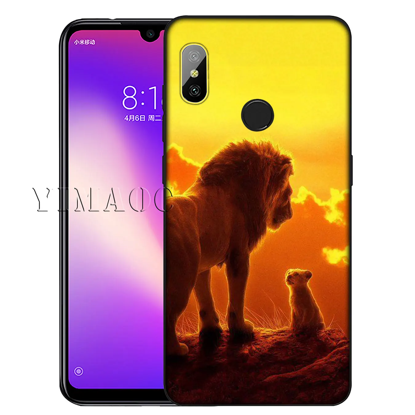 YIMAOC Король Лев Мягкий силиконовый чехол для телефона Xiaomi Redmi K30 K20 8A 7A 6A 5A S2 GO Note 8 8T 7
