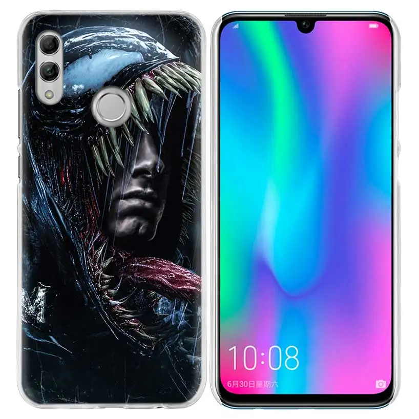Чехол Marvel Super Hero Venom для huawei Honor 8X Y9 9 10 Lite Play 8C 8S 8A Pro V20 20i 10i Y6 Y7 жесткий чехол для телефона из поликарбоната