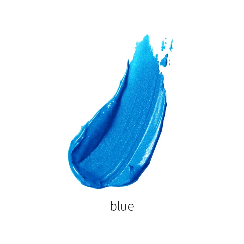 Blue Краска для волос Восковая краска для волос Перманентная краска для волос крем унисекс сильная фиксация серый одноразовый пастельный динамические прически - Цвет: Blue