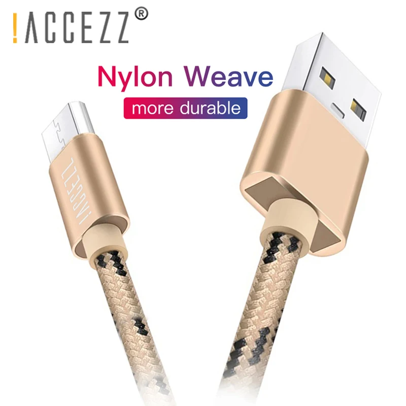 ! ACCEZZ Кабель зарядного устройства микро-usb Быстрая зарядка Microusb Кабели для