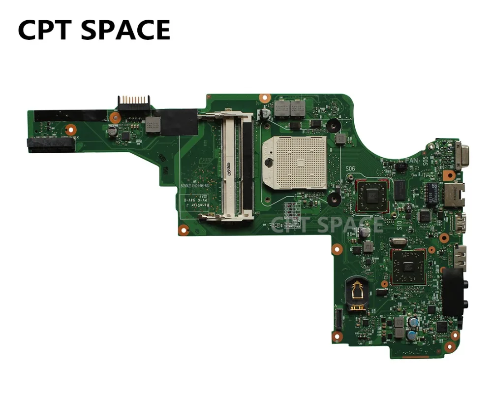 YTAI материнская плата для ноутбука hp Pavilion DV5 DV5-2000 6050A2313401-MB-A03 socket S1, оригинальная полностью протестированная материнская плата