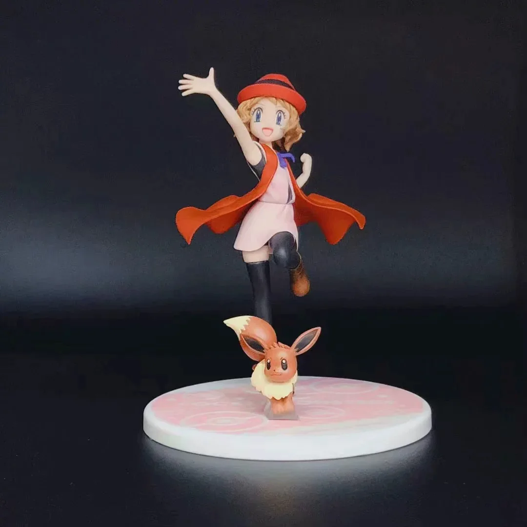 13 см GEM Serena & Nymphia Eevee Фигурки Коллекционная игрушка|Игровые фигурки и