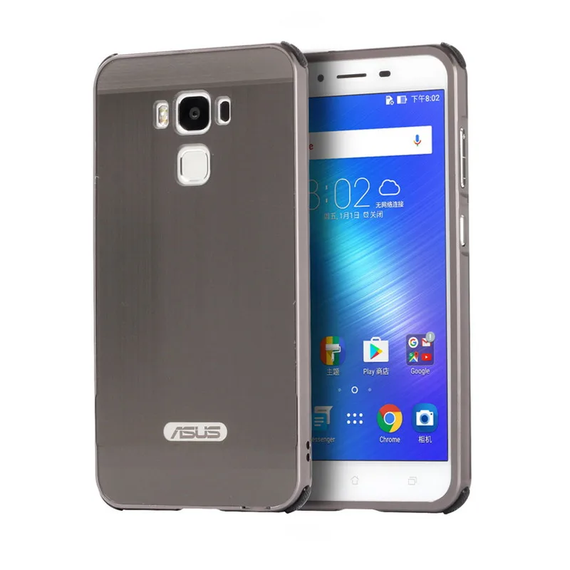Black Двойной защитный чехол для Asus Zenfone 3 Max ZC553KL PC задняя крышка для Zenfone 3 Max ZC520TL 5,2 дюймов металлический бампер - Цвет: Black