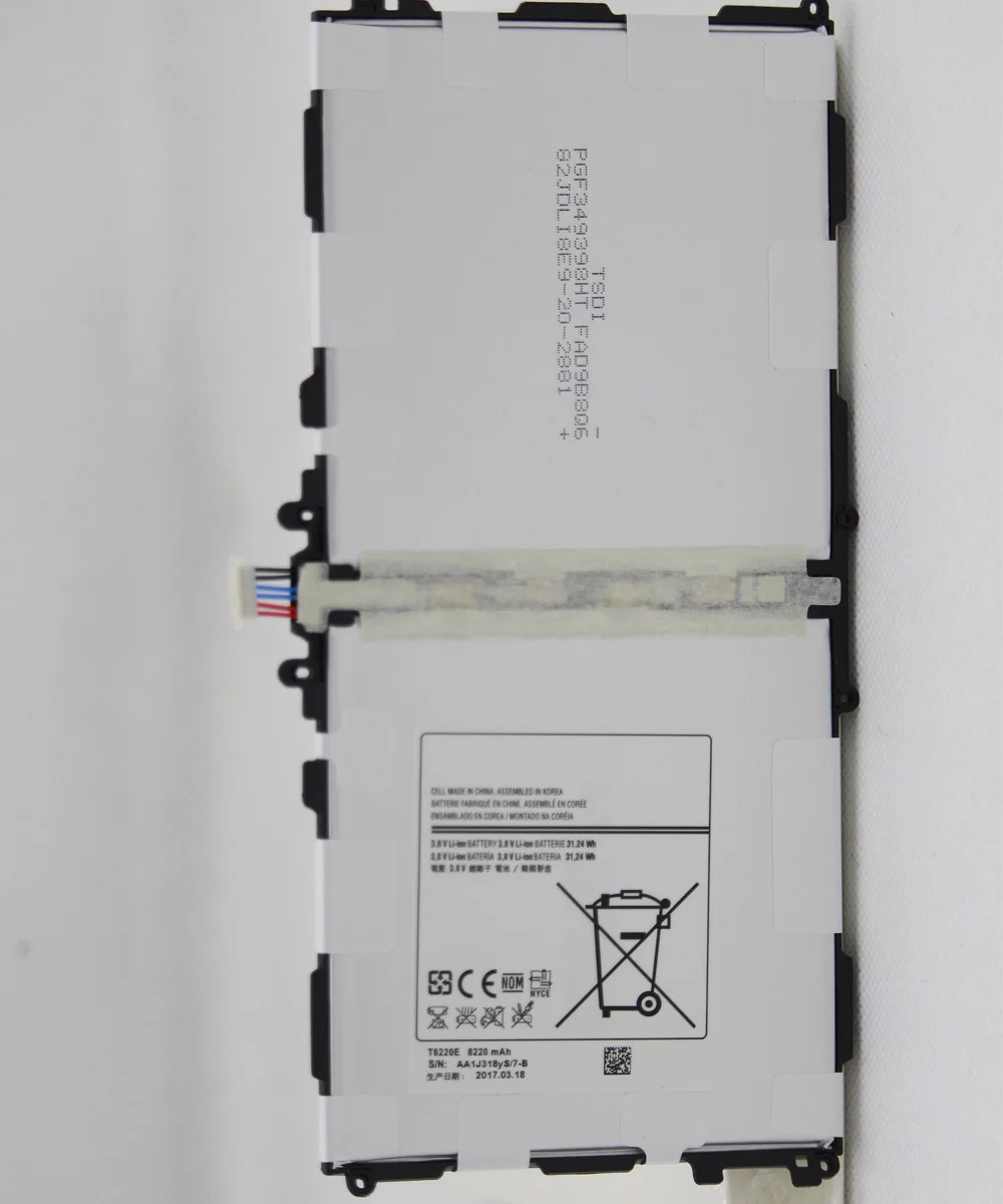 10 шт./лот ISUNOO Tab запасная батарея на T8220E для Сань Син GALAXY Note 1 вкладка Pro P600 P601 SM P605K