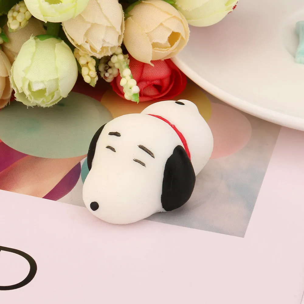 Милые игрушки для мягких собак рельефный декор снятия стресса Детские медленно