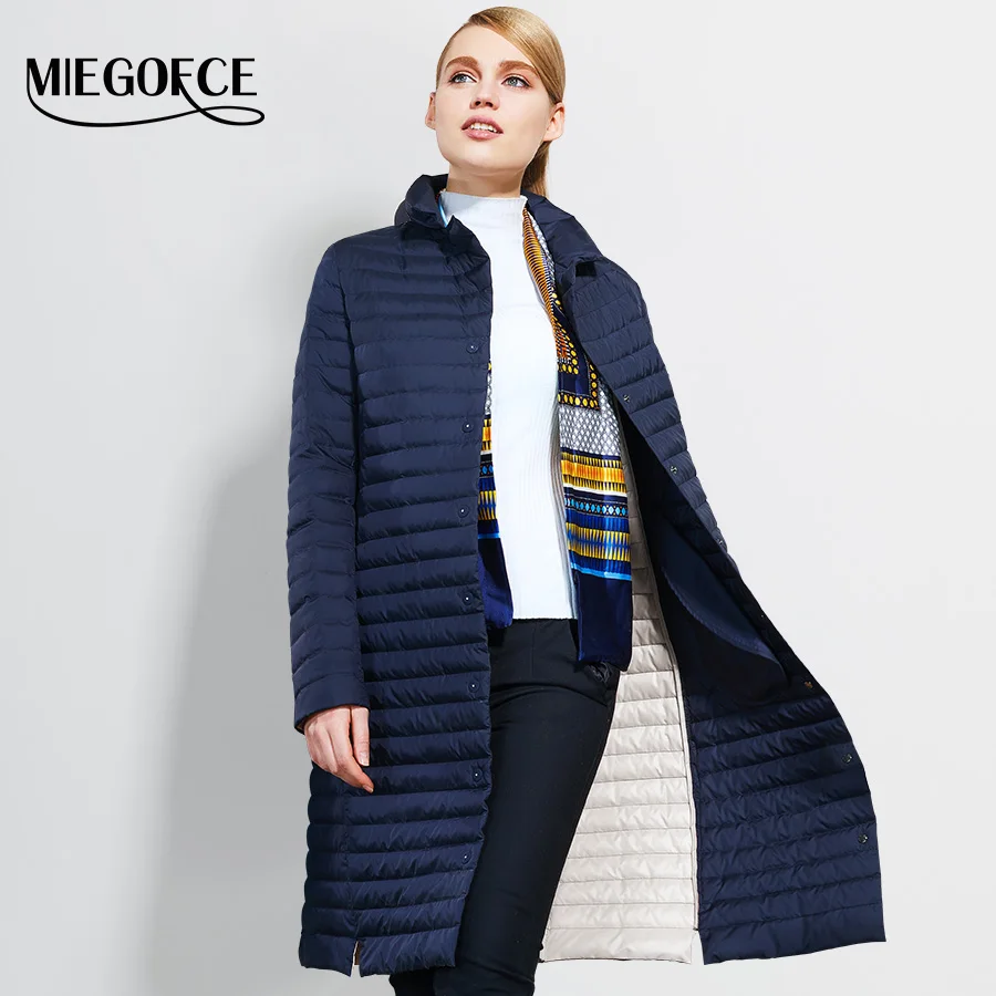 2017 тонкие женские пуховики длинние пальто весна ветер защитные парки новые