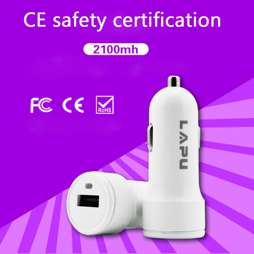 

10 шт., автомобильное зарядное устройство USB для Xiaomi, Android, iph