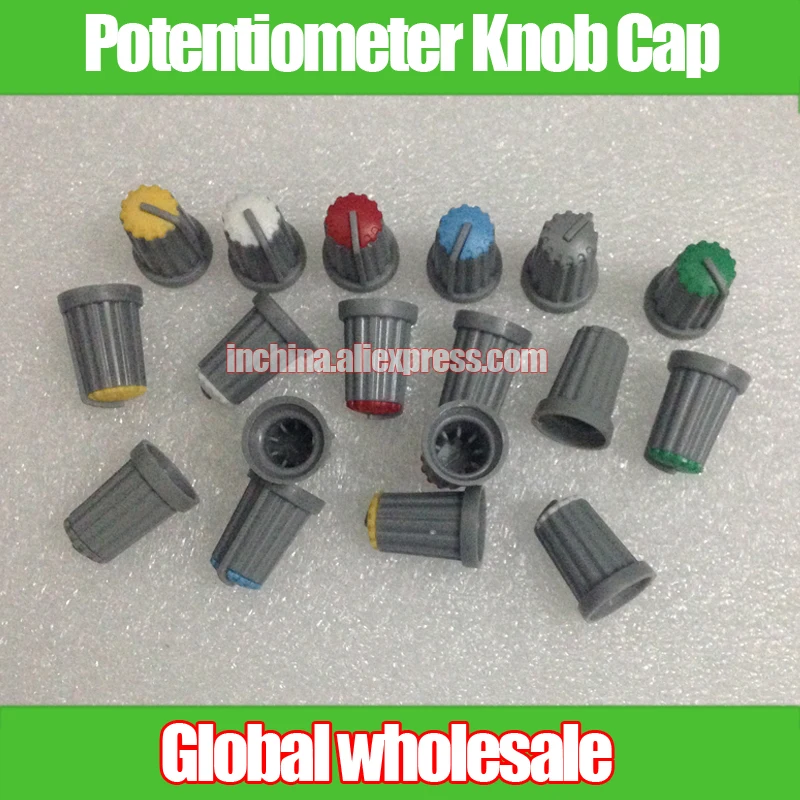 12 шт миксер цветок оси потенциометра Ручка/148 тип один двойной потенциометр ручка