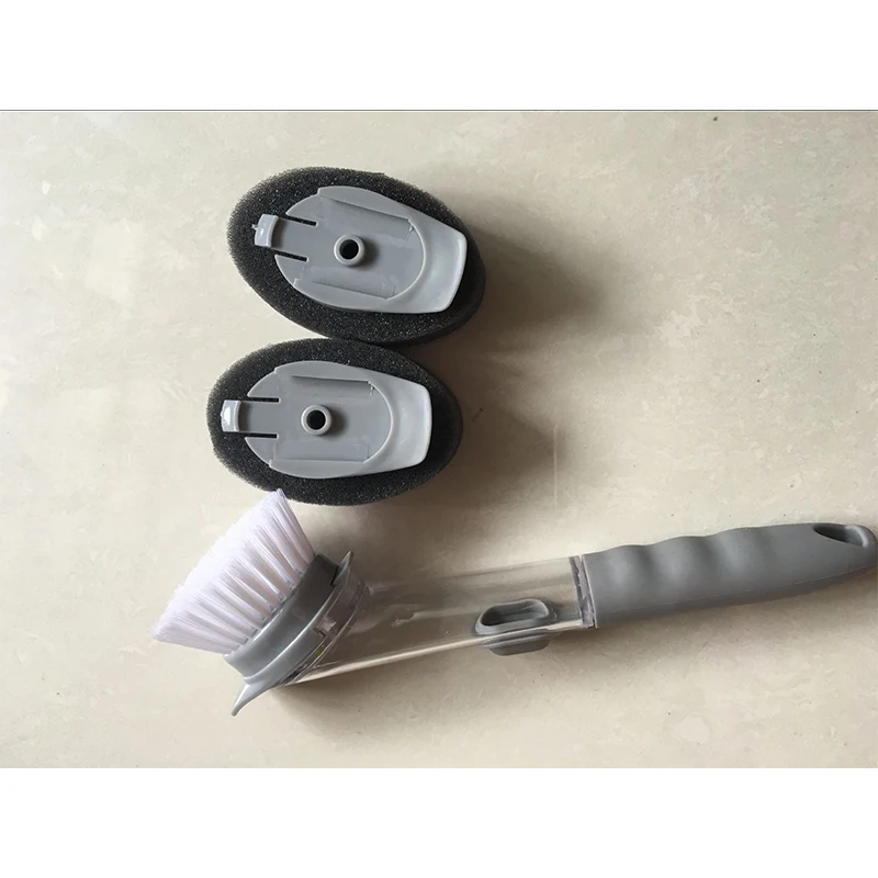 

Creative kitchen tool detachable handle Dosing Xiguo sponge brush, strong decontamination and dishes brush cleaning brush