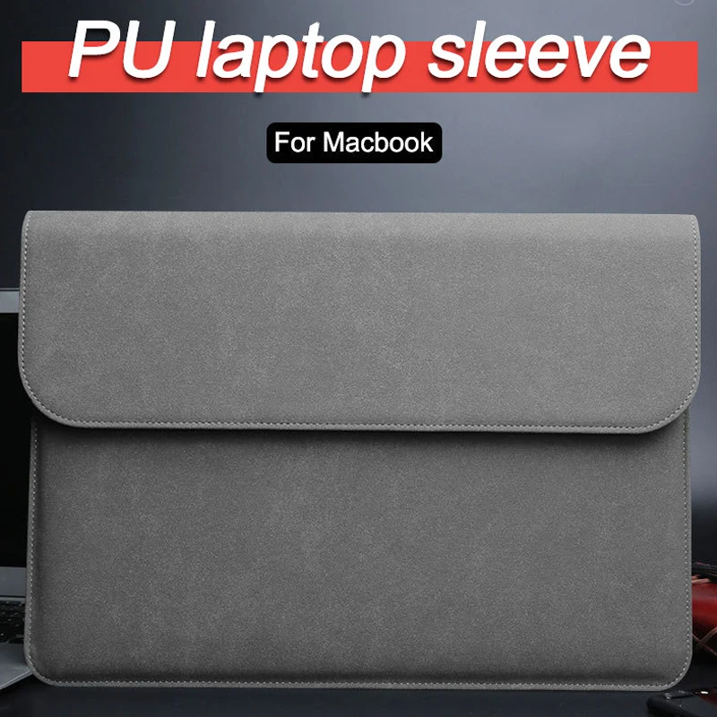 Новый матовый чехол из пу кожи для ноутбука Xiaomi Macbook Pro touch bar 13 Air 11 12 15 Lenovo Dell Asus 14 6