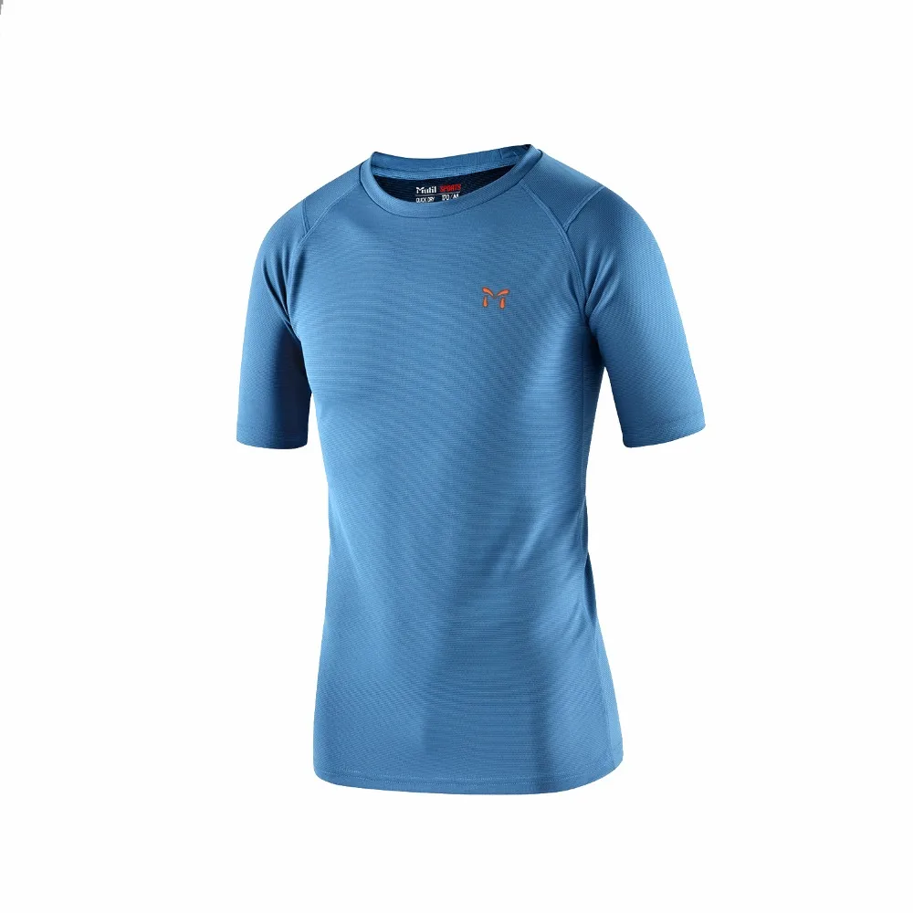 Световой Спортом Бег Рубашка для Мужчин С Коротким Рукавом Quick Dry мужчины