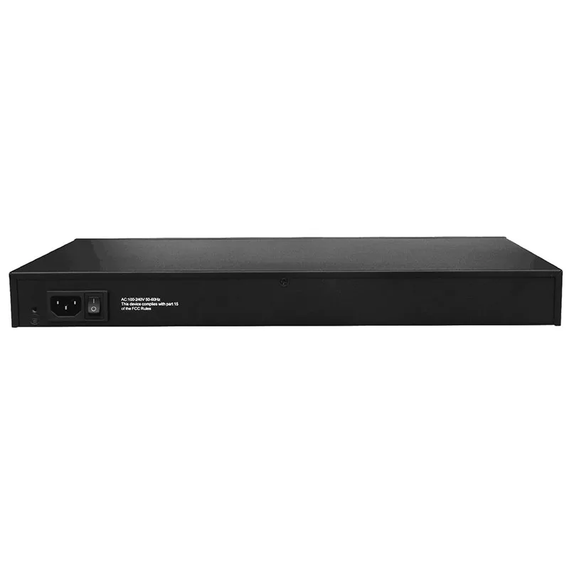 Коммутатор POE с 24 портами и 4 гигабитными SFP COMBO PoE оптоволоконные порты Gigbit Ethernet
