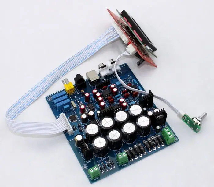Плата мягкого управления PCM1794 + AK4118 DAC с использованием оригинальных и усилителя op