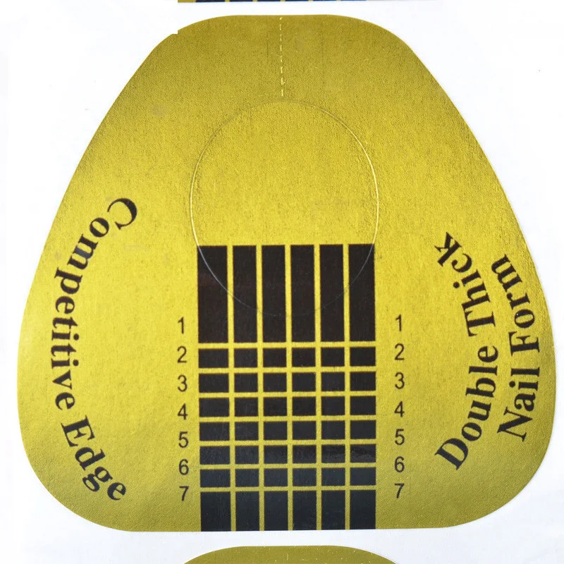 Акриловая u образная Фольга для ногтей направляющая наращивания наклейка