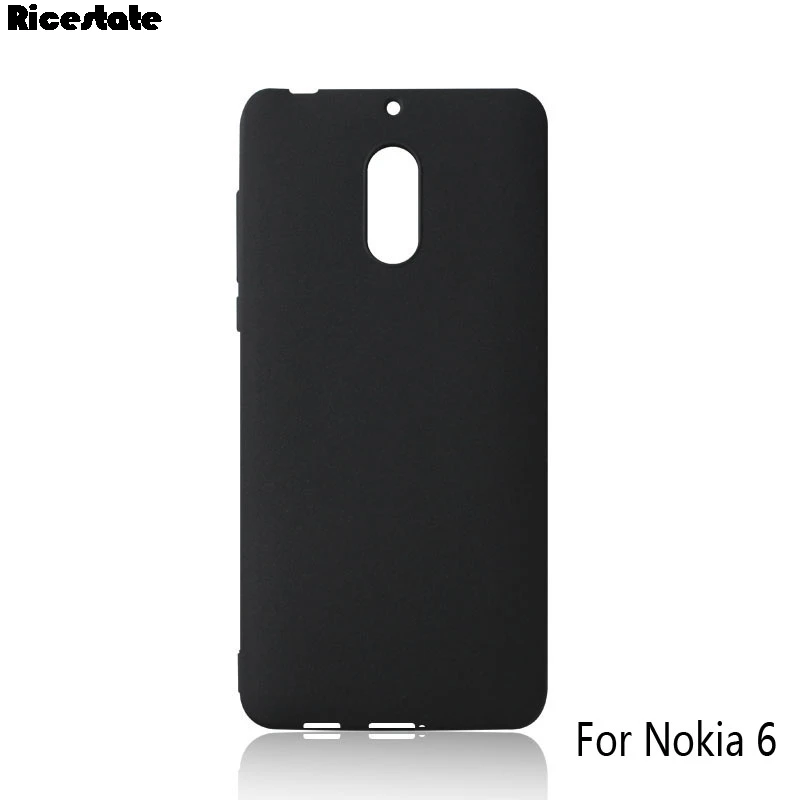 Матовый Силиконовый ТПУ мягкий чехол Ricestate для Nokia 1 2 3 5 6 8 X5 X6 7 Plus 2018 однотонный