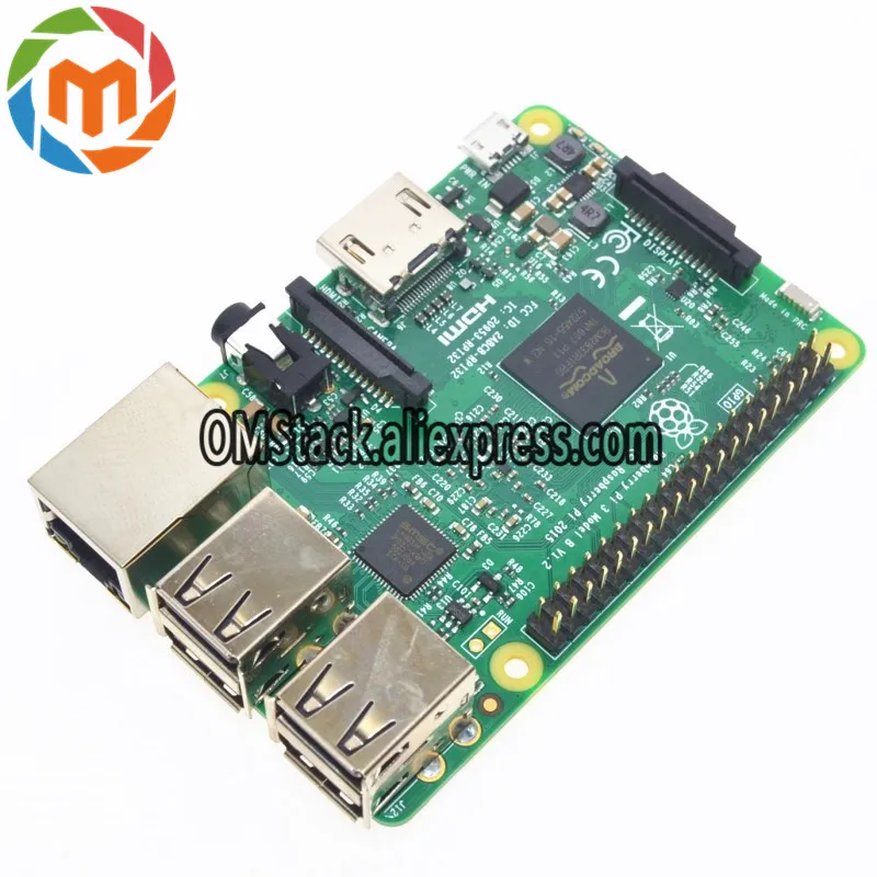 Element14 версия: Raspberry Pi 3 Модель B доска 1 ГБ LPDDR2 BCM2837 Quad Core Ras PI3 PI 3B с Wi Fi и