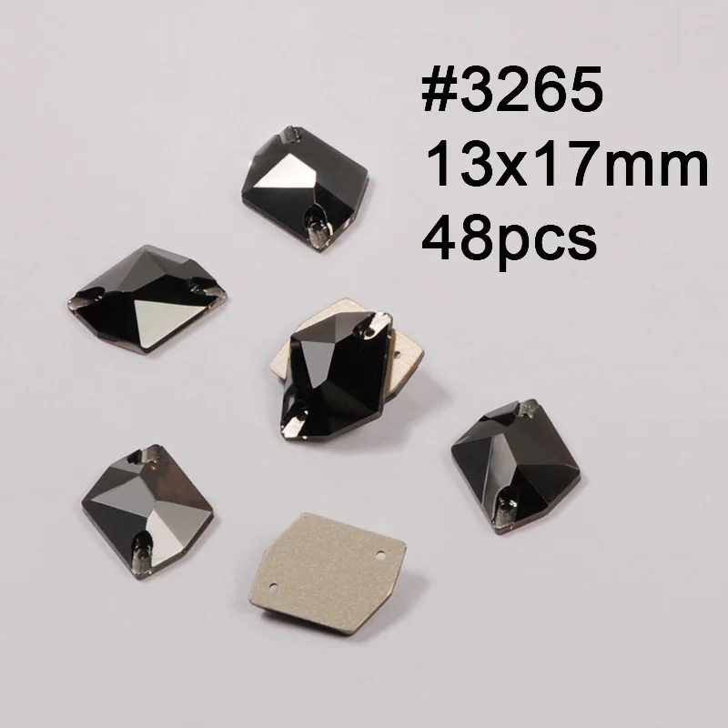 Cosmic 13X17mmpcs Джет гематит 11 Форма пришить стразы стеклянные бусины из хрусталя стразы камни стразы аппликации для танцевальной одежды платье - Цвет: Cosmic 13X17mmpcs