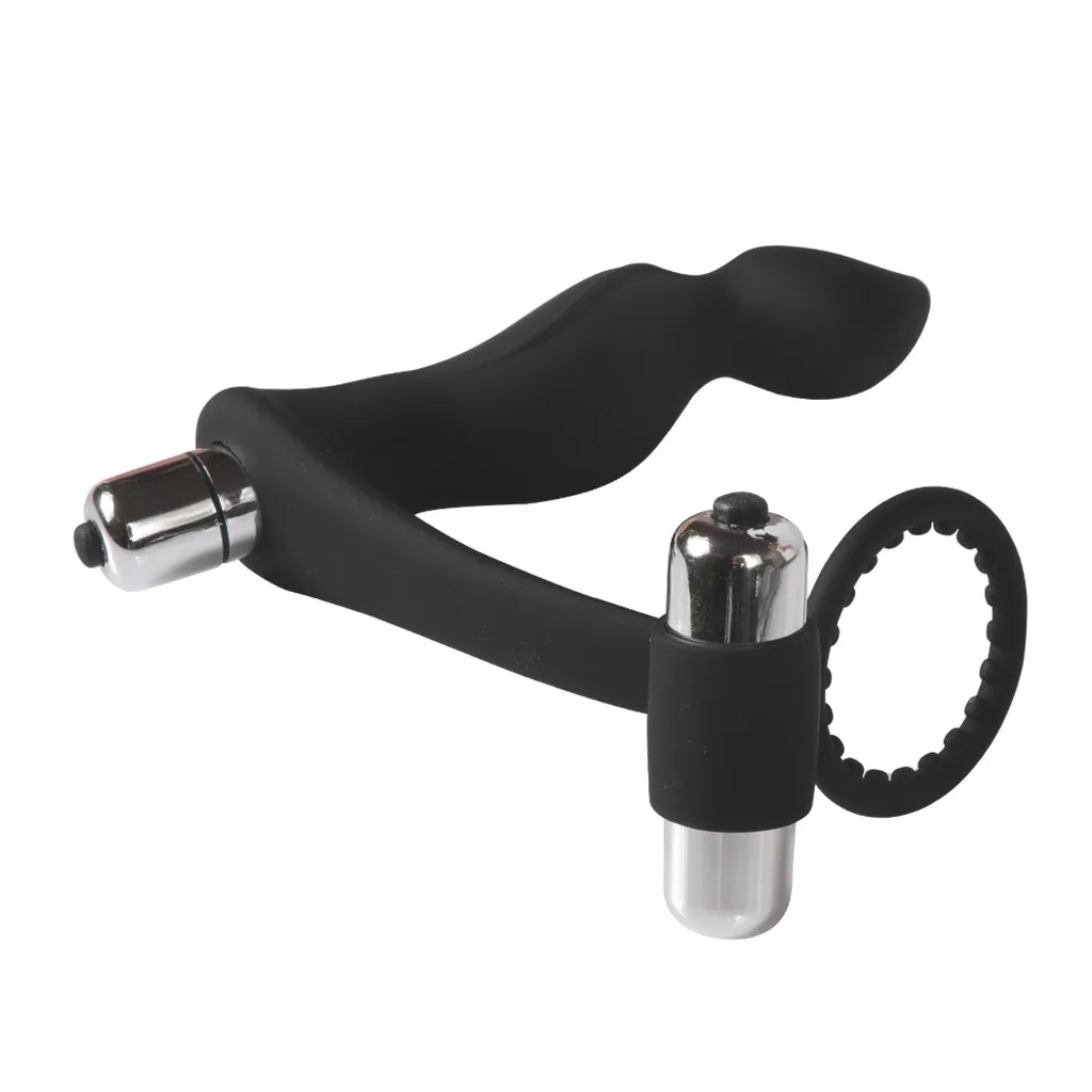 Анальный вибратор двойное проникновение strapon анальные шарики Анальная пробка