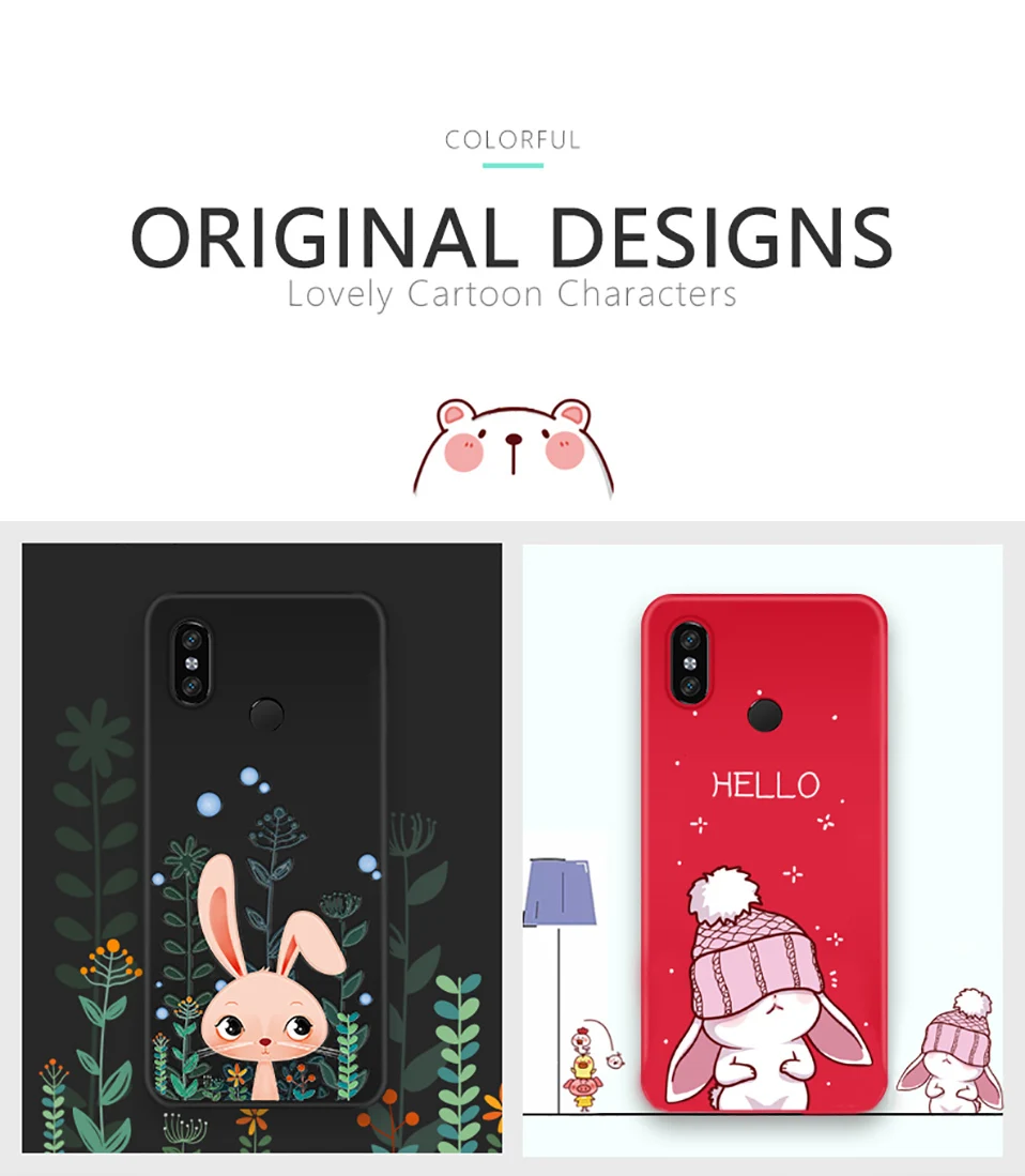 Силиконовый чехол для Xiaomi Redmi Note 7, милый мультяшный чехол, чехол для Xiaomi Redmi 6A 5 5 Plus Note 5 6 Pro 4X, чехол Fundas Coques
