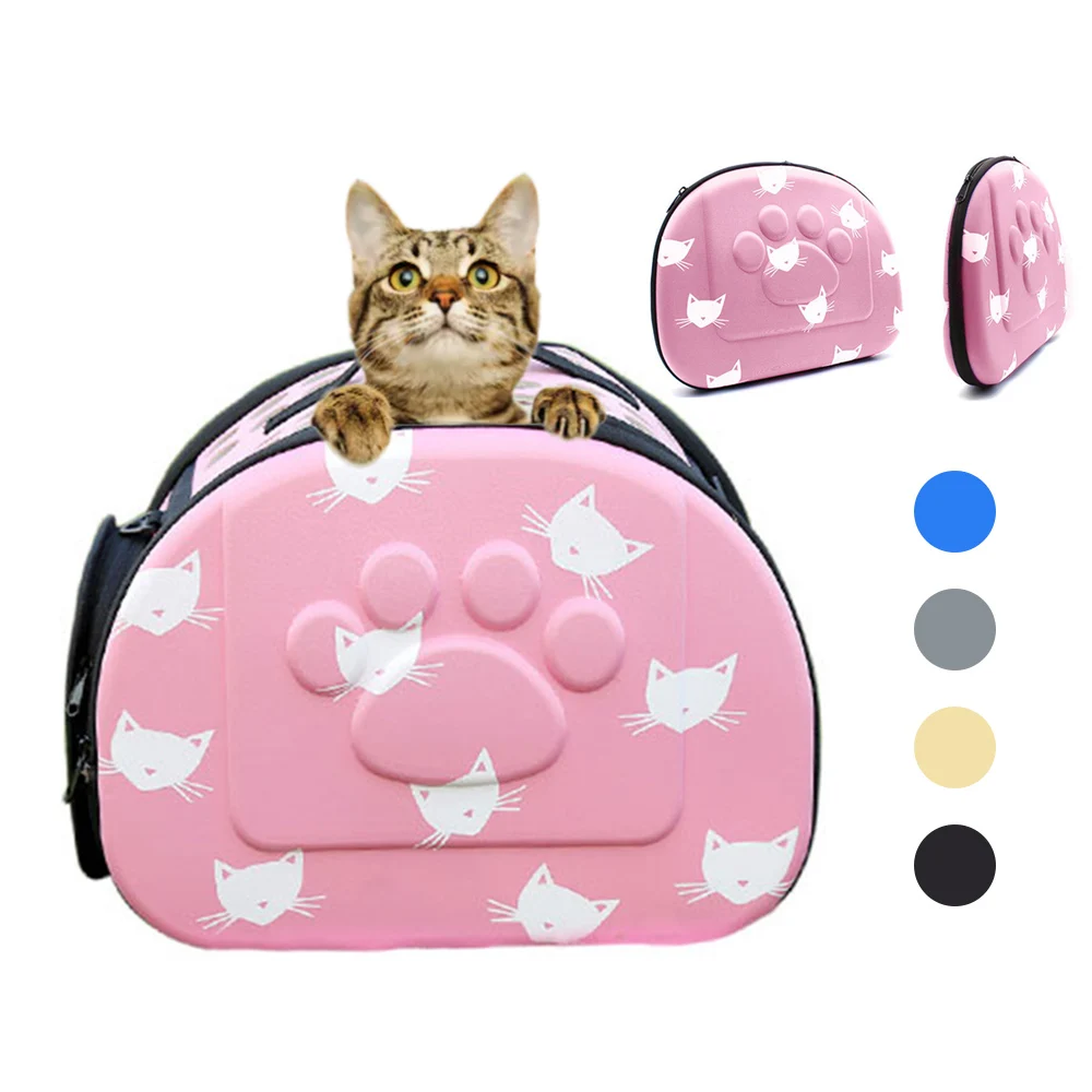 Сумка переноска для домашних питомцев складной уличный дорожный ранец на плечо